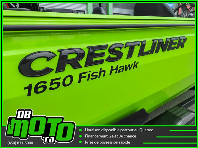 2023 Crestliner FISH HAWK 1650 WT ** aucun frais cache ** in Powerboats & Motorboats in Lanaudière - Image 4