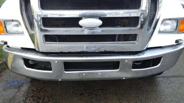 2008 ford F-750 18 Foot Flat Deck Regular Cab 2WD Diesel Dually  in Heavy Trucks in Richmond - Image 13