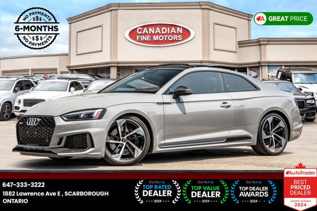 2018 Audi RS 5 TIPTRONIC COUPE | QUATTRO | CARBON FIBER PKG | BA in Cars & Trucks in City of Toronto