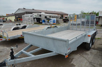 Advantage 14' Galvanized Landscape Trailer