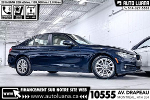 2016 BMW 3 Series 320i xDrive CUIR/BLUETOOTH/MAGS/SIEGE CHAUFF/109,000km