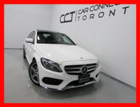 2015 MERCEDES BENZ C400 4MATIC CARPROOF VERIFIED, CLEAN TITLE 141,000KM AUTOMATIC TRANSMISSION WHITE... (image 1)