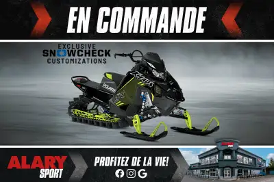 Cette MOTONEIGE POLARIS PATRIOT 9R RMK KHAOS 155 2026 SNOWCHECK est disponible DÈS MAINTENANT! Conta...