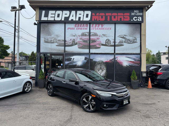 2016 Honda Civic Touring, Sunroof, Navi, 2Cameras, Leather, Allo in Cars & Trucks in Mississauga / Peel Region