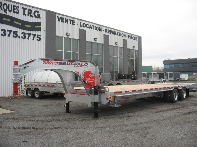 Gooseneck Buffalo série PREMIUM 30 pieds (25+5) galvanisé in Cargo & Utility Trailers in Québec City