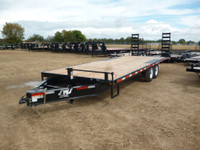 2024 SWS 24' DOW Trailer w/ Stand Up Ramps (2) 7K Axles