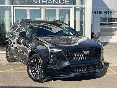 The 2025 Cadillac XT4 Sport featured in Stellar Black Metallic with a Jet Black is the embodiment of...