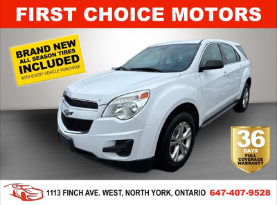 2013 CHEVROLET EQUINOX LS ~AUTOMATIC, FULLY CERTIFIED WITH WARRA