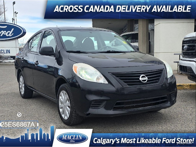 2012 Nissan Versa 4 DOOR SEDAN 5-SPEED MANUAL 1.6 S in Cars & Trucks in Calgary