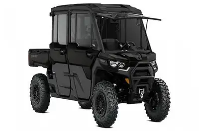 NEW 2025 Can-Am Defender Lonestar Max Cab in stealth black/black. This full-loaded 6-passenger SUV f...