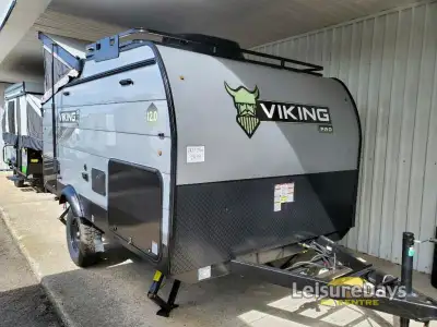 Viking Camping Trailer 12.0 TD Pro teardrop highlights: Pull-Out Camp Kitchen w/Griddle 56in.in. x 7...