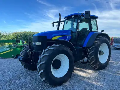 2003 New Holland TM190-supersteer front axle,40km/hr 18speed powershift,4 mechanical remotes,540/100...