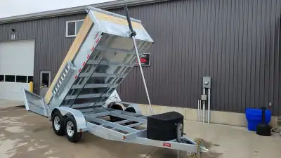 6.5 x 14 ft 7 Ton Galvanized Duratrail Dump Trailer - Built in Brantford Ontario Standard Features:...