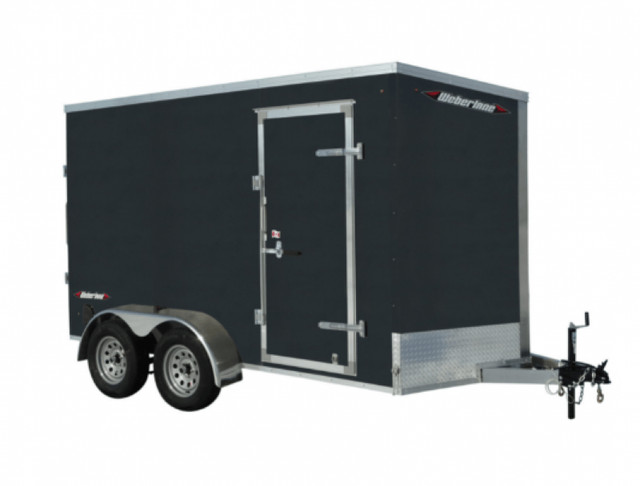 2024 WEBERLANE WL V Nose 7X14 TANDEM AXLE Black in Cargo & Utility Trailers in Kitchener / Waterloo