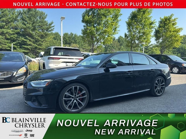 2021 Audi S4 3.0T QUATTRO NAV CUIR ROUGE CHAUFFANT/VENTILE in Cars & Trucks in Laval / North Shore