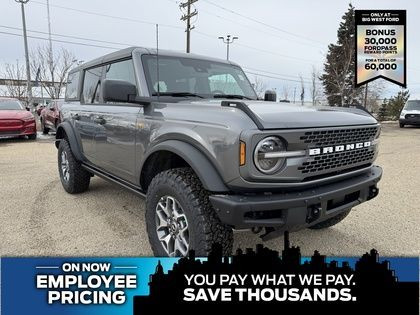 2025 Ford Bronco BADLANDS - 4DR~MID w/TOW PKG, HARD TOP & HD BUM in Cars & Trucks in Edmonton