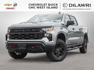 SILVERADO CREW CUSTOM TB Engine: 5.3L 8cyl. L/100Km City: 15.5 L/100Km Hwy: 12.6 Safety Equipment Sy...