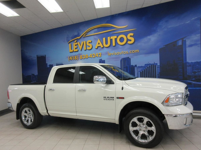 RAM 1500 2018 LARAMIE ECODIESEL 93 100 KM CREW-CAB BOITE 5'7" in Cars & Trucks in Lévis - Image 2