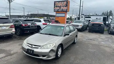 2005 Honda Civic SE, AUTO, 4 CYL, RELIABLE, GREAT ON FUEL, AS I
