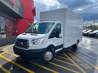 RARE LOW KM CAB & CHASSIS TRANSIT, CUBE VAN COMPLETE, 4.10 REAR AXLE RATIO, EXTERIOR UPGRADE PACKAGE... (image 1)