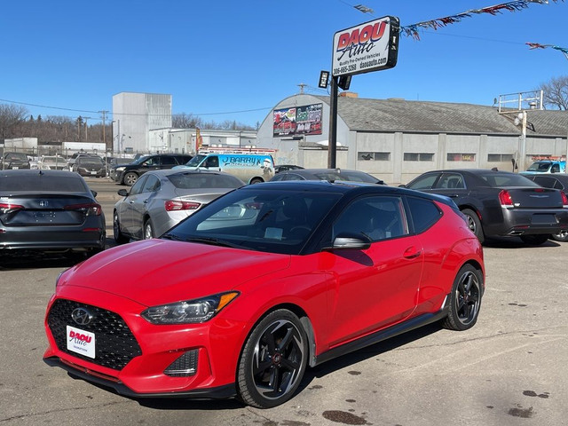  2019 Hyundai Veloster Ultimate Turbo Tech-Two Tone-HUD in Cars & Trucks in Saskatoon