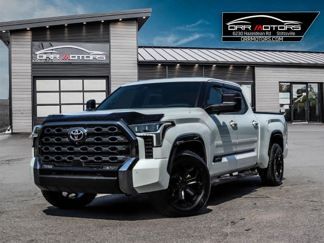 2023 Toyota Tundra Platinum Take command of the road in this... in Cars & Trucks in Ottawa