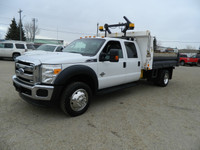 2011 FORD F550 XLT 4x4 6.7L POWER STROKE DIESEL /11.5 FT DUMP BOX ONLY 122 842 KMS (Inquiry about le... (image 1)
