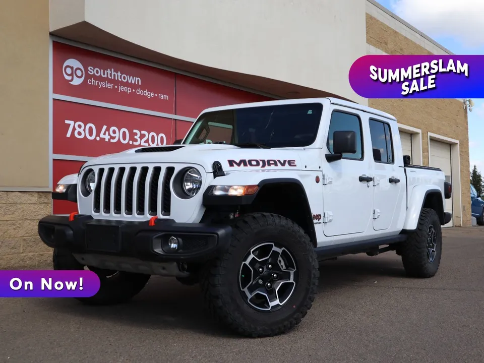 2023 Jeep Gladiator MOJAVE IN BRIGHT WHITE EQUIPPED WITH A 3.6L