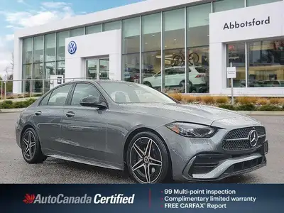 This Mercedes-Benz C-Class delivers a Intercooled Turbo Gas/Electric I-4 2.0 L/122 engine powering t...