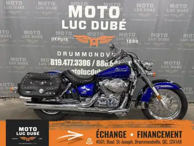 Honda Shadow 750 Aero 2004 23 097 KM SACOCHES FLOOR BOARDS CONDUCTEUR ACCESSOIRES CHROMÉS FINANCEMEN...