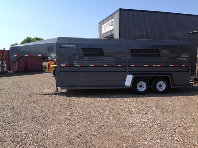 2025 NORBERT'S STG7520-27 GN STOCK TRAILER in Cargo & Utility Trailers in Calgary - Image 3