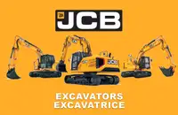 JCB - Excavators - Excavatrice - pelles mécaniques