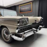 Check out this 1959 Ford Fairlane Galaxie 500 Convertible. This is a big, beautiful cruiser. Very ni... (image 5)