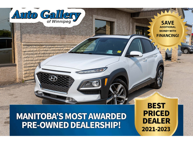 2020 Hyundai Kona ULTIMATE AWD | TURBO | SUNROOF | LEATHER | CLE in Cars & Trucks in Winnipeg