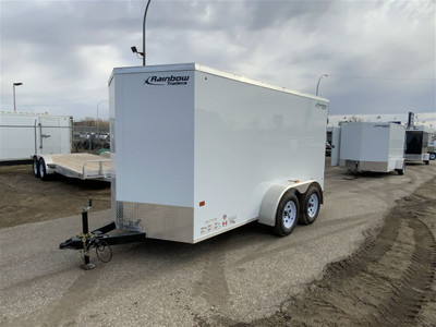 2023 Rainbow Express Enclosed Cargo 6X12 | Barn Door | Tandem 35