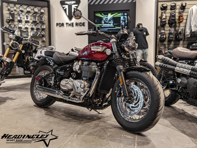 2024 Triumph Bonneville Speedmaster Cordovan Red in Street, Cruisers & Choppers in Winnipeg