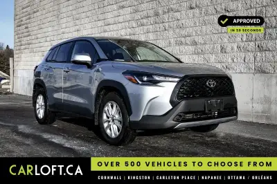 This 2024 Toyota Corolla Cross is for sale today. This SUV has 46,300 kms. It's silver in colour . I...