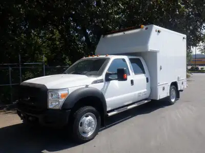 2012 Ford F-550 Cube Van Crew Cab Dually 4WD, 6.8L V10 SOHC 30V engine, 10 cylinder, 4 door, automat...