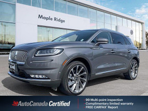 2021 Lincoln Nautilus Reserve | AWD | Ultimate Package | Class II Tow Package | Co-Pilot 360 Plus | Heated Leather