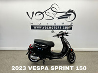 2023 Vespa Sprint 150 Nero Deciso - V5508 - -No Payments for 1 Y