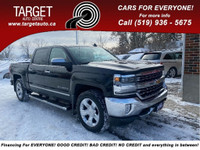  2016 Chevrolet Silverado 1500 LTZ,Crew Cab,4X4,Leather,Roof,Nav