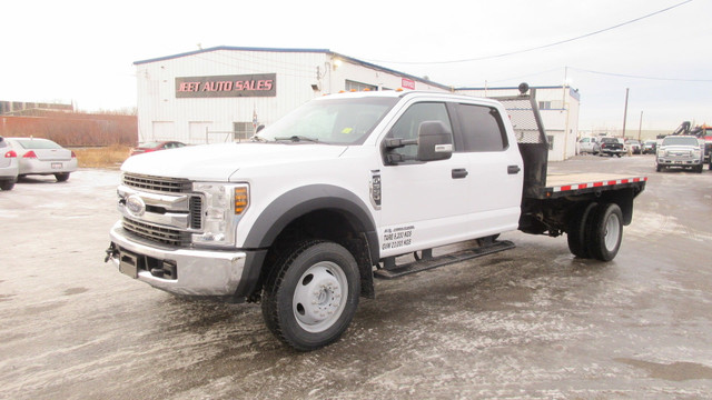 2018 Ford F-550 XLT CREW CAB FLAT DECK in Heavy Equipment in Vancouver - Image 2