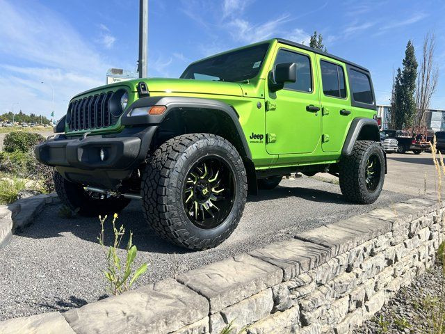 2025 Jeep Wrangler LIFTED Sport S 4 Door 4x4 Nav Capable in Cars & Trucks in St. Albert
