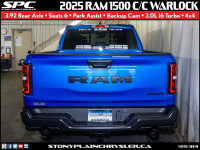 This 2025 Ram 1500 Crew Cab Warlock 4x4 pickup truck with 3.92 rear axle ratio, tow hitch, fog lamps... (image 3)