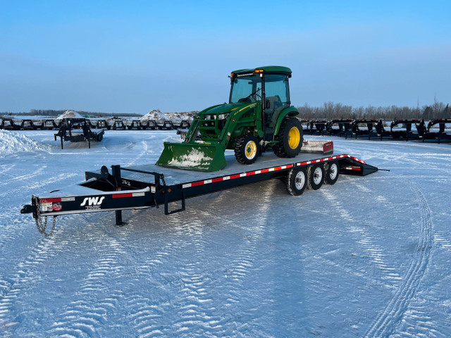 2025 SWS 26' Deck Over Wheels Trailer w/ Mega Ramps (3) 7K Axles in Farming Equipment in Edmonton