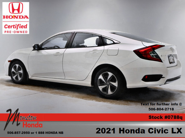 2021 Honda Civic LX in Cars & Trucks in Moncton - Image 3