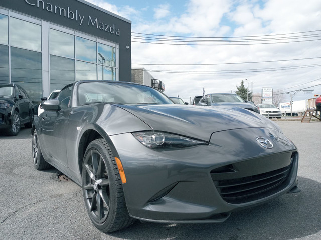 2017 Mazda MX-5 RF GT, TOIT RIGIDE, CUIR, BLUETOOTH, AUDIO BOSE  in Cars & Trucks in Longueuil / South Shore - Image 3