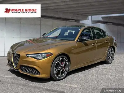 Experience the exhilarating performance of this 2023 Alfa Romeo Giulia Veloce, boasting a rare Ocra...