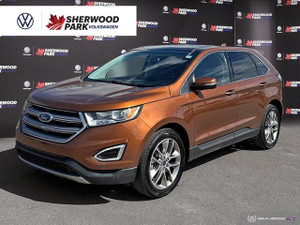 2017 Ford Edge Titanium | AWD | HEATED & COOLED SEATS | PANO-ROOF | NAVI | PWR TAILGATE | BACK-UP CAM
