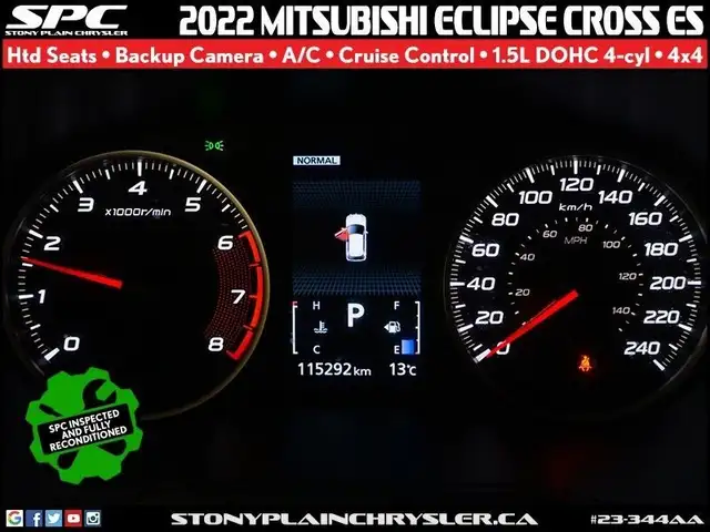 2022 Mitsubishi Eclipse Cross ES dans Autos et camions dans Saint-Albert - Image 15